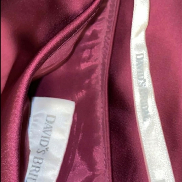 David's  Bridal One Shoulder Short Dress - Picture 11 of 11